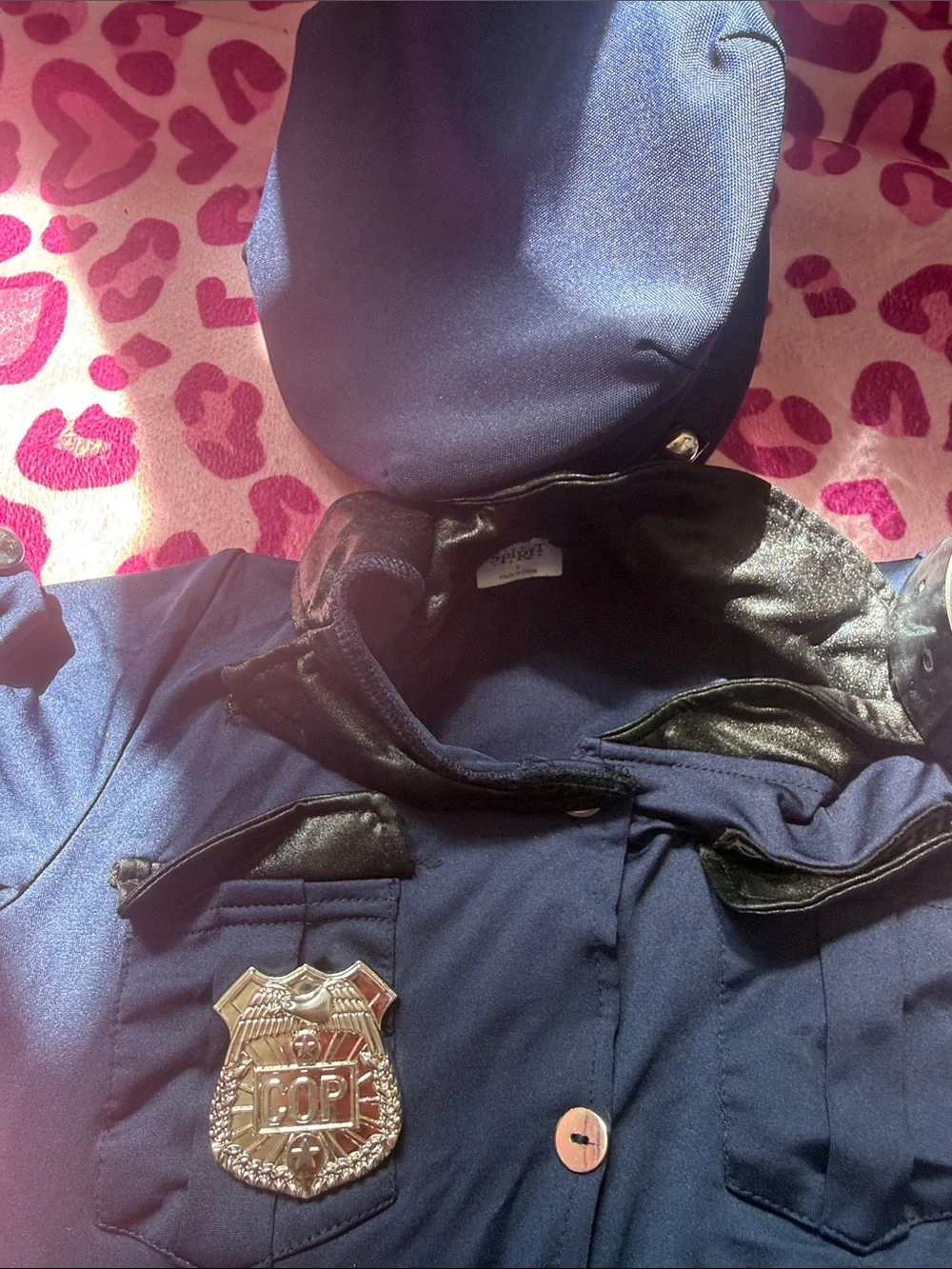Spirit Officer Cutie Kids Police Costume - Navy